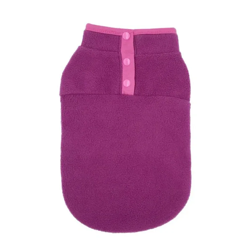 Warm Fleece Vest for Small Dogs - Suitable for Autumn, Winter, and Spring