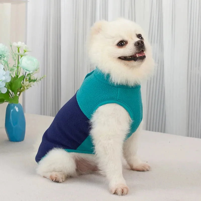 Warm Fleece Vest for Small Dogs - Suitable for Autumn, Winter, and Spring