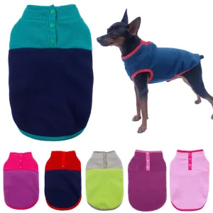 Warm Fleece Vest for Small Dogs - Suitable for Autumn, Winter, and Spring