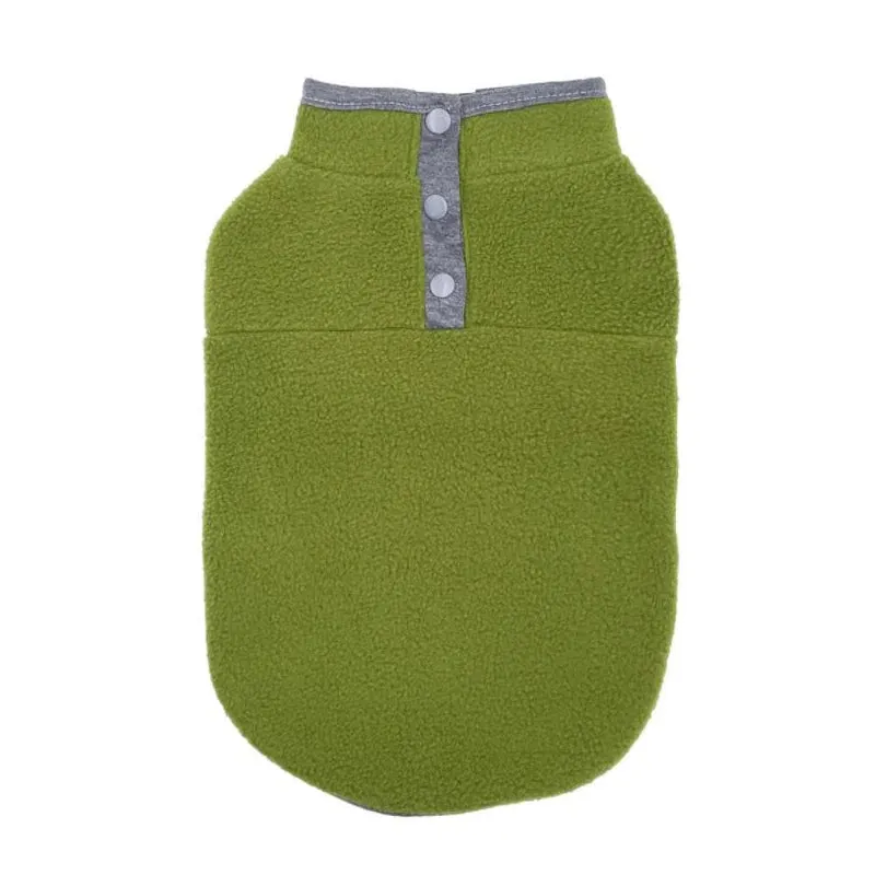 Warm Fleece Vest for Small Dogs - Suitable for Autumn, Winter, and Spring