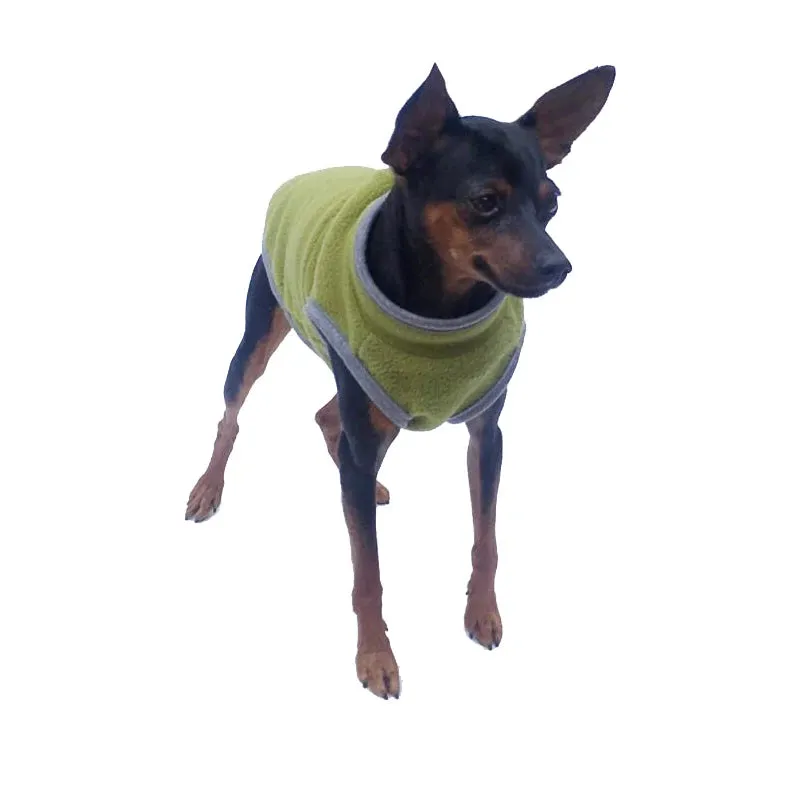 Warm Fleece Vest for Small Dogs - Suitable for Autumn, Winter, and Spring