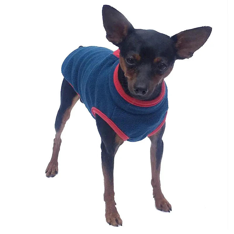 Warm Fleece Vest for Small Dogs - Suitable for Autumn, Winter, and Spring